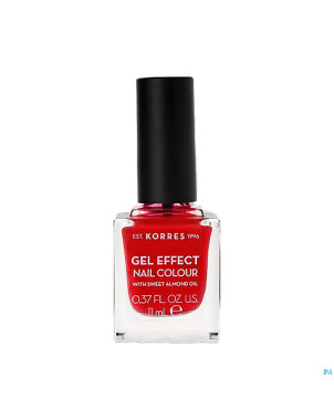 Korres km gel effect nail 51 rosy red    11ml