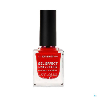 Korres km gel effect nail 53 royal red    11ml