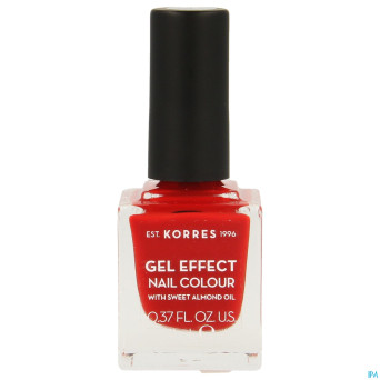 Korres km gel effect nail 53 royal red    11ml