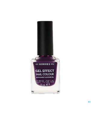 Korres km gel effect nail 75 violet garden    11ml