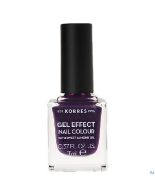 Korres km gel effect nail 75 violet garden    11ml