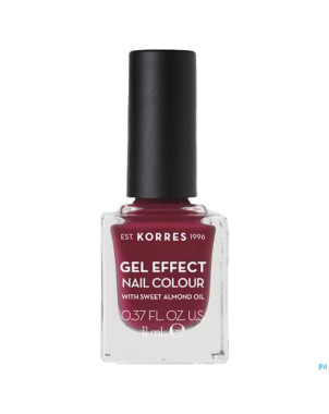 Korres km gel effect nail 74 berry addict    11ml