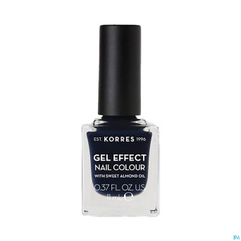 Korres km gel effect nail 88 steel blue    11ml