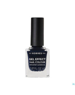 Korres km gel effect nail 88 steel blue    11ml