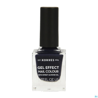 Korres km gel effect nail 88 steel blue    11ml