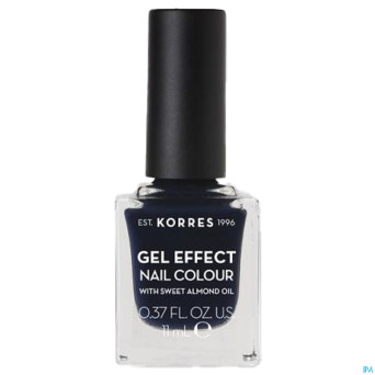 Korres km gel effect nail 88 steel blue    11ml