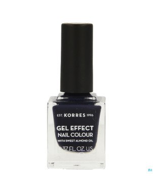 Korres km gel effect nail 88 steel blue    11ml