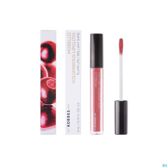 Korres km lipgloss morello 16 blushed pink    4ml