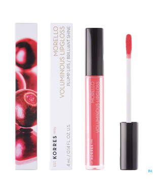 Korres km lipgloss morello 42 peachy coral    4ml
