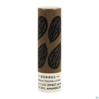 Korres km lipbalm almond basic 5ml
