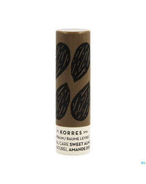 Korres km lipbalm almond basic 5ml