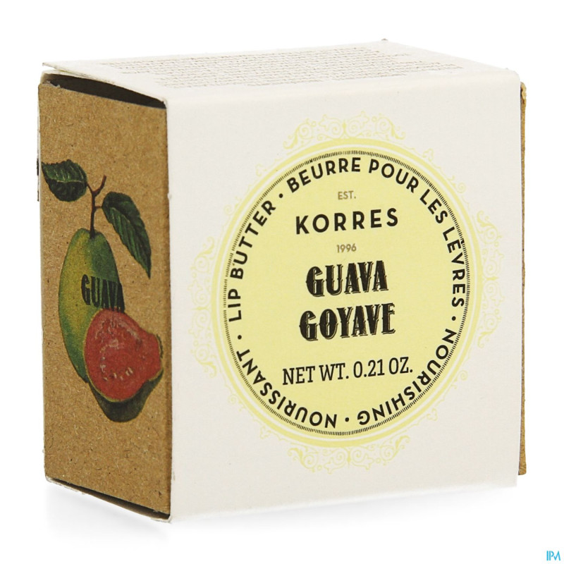 Korres km lipbutter pot guava    6g