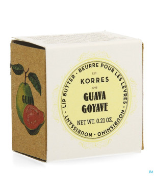 Korres km lipbutter pot guava    6g