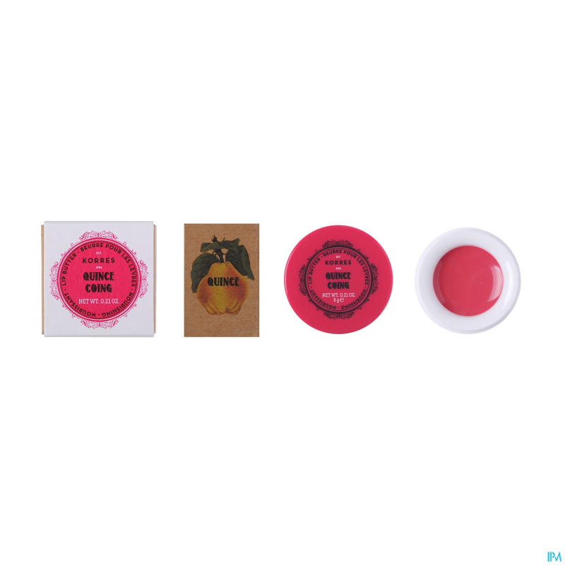Korres km lipbutter pot quince   6g