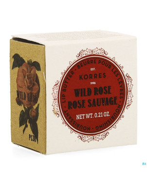 Korres km lipbutter pot rose sauvage    6g