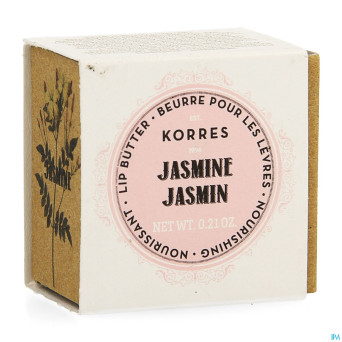 Korres km lipbutter pot jasmine  6g