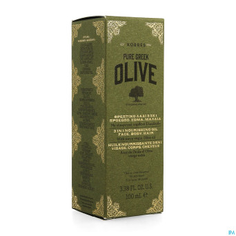 Korres kf huile olive 3en1 visage corps chev.100ml