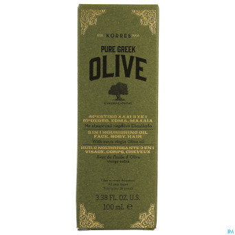 Korres kf huile olive 3en1 visage corps chev.100ml