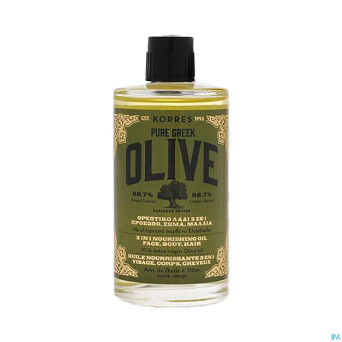 Korres kf huile olive 3en1 visage corps chev.100ml