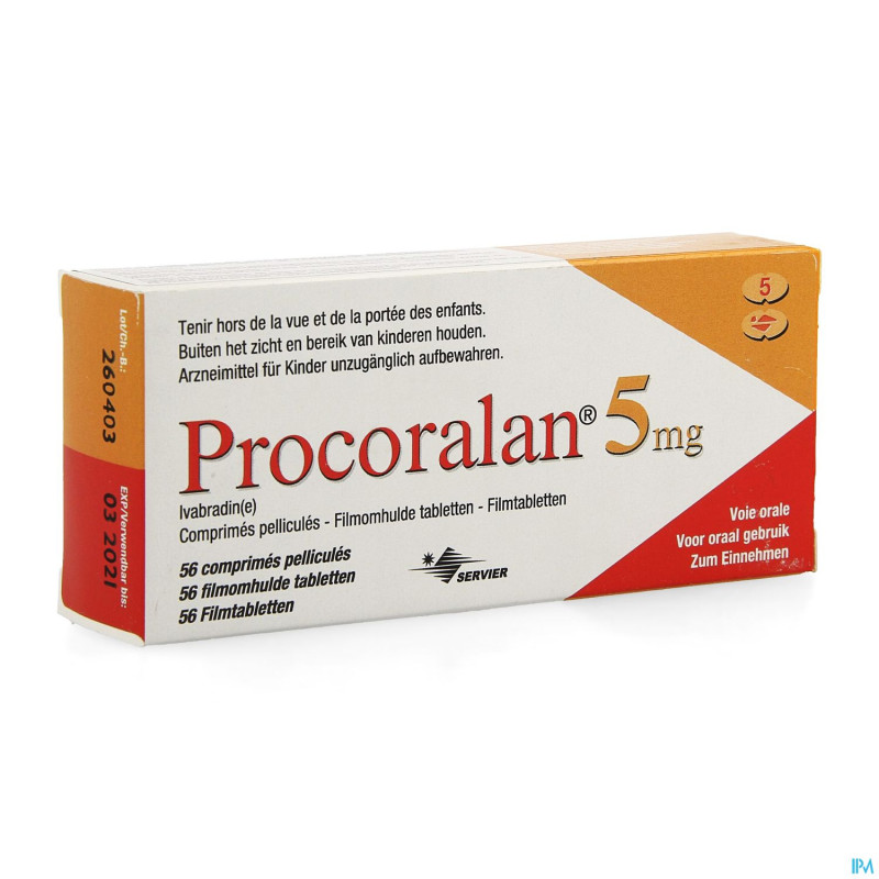 Procoralan 5,0mg impexeco comp pell 56 x 5,0mg pip