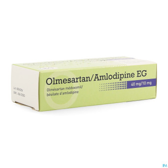 Olmesartan amlodipine eg 40mg/10mg comp pell  30