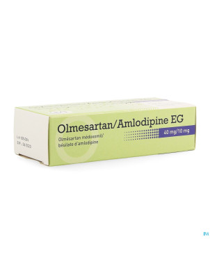 Olmesartan amlodipine eg 40mg/10mg comp pell  30