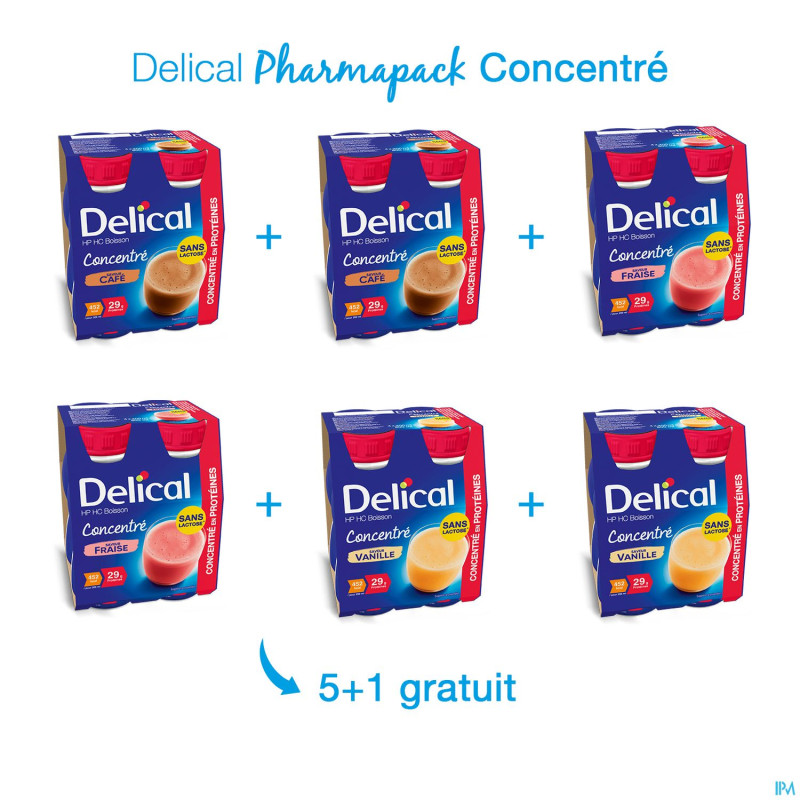 Delical pharmapack concentre    5+1x(4x200ml)