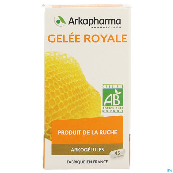 Arkogelules gelee royale bio caps 45