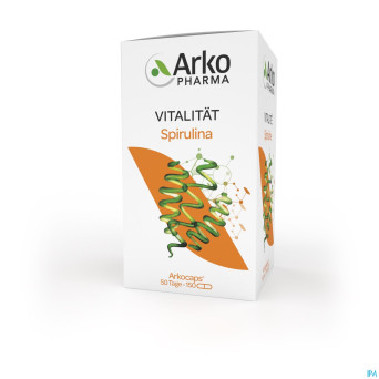 Arkogelules spiruline bio  caps 150