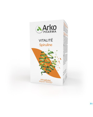 Arkogelules spiruline bio  caps 150