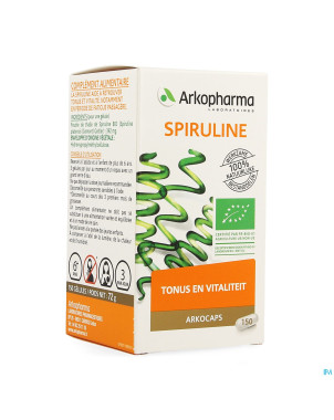 Arkogelules spiruline bio  caps 150