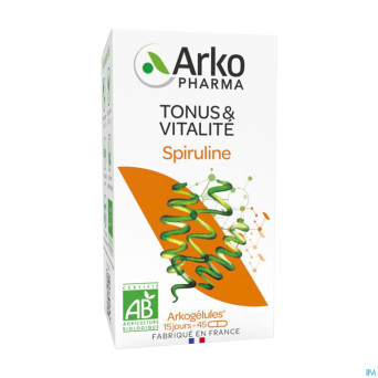 Arkogelules spiruline bio   caps 45