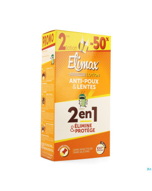 Elimax lotion a/poux    fl 2x100ml
