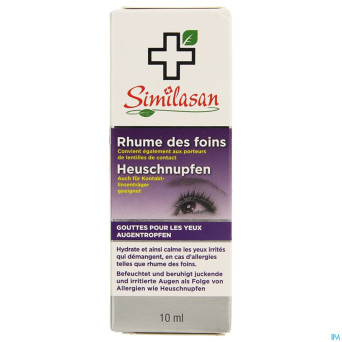 Similasan rhume foins gouttes yeux    10ml