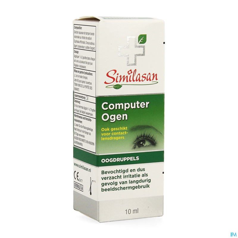 Similasan yeux surmenes ordinateur    gouttes 10ml