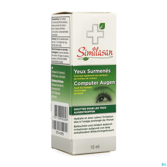 Similasan yeux surmenes ordinateur    gouttes 10ml