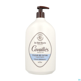 Roge cavailles gel bain douche surgr. fl. coton 1l