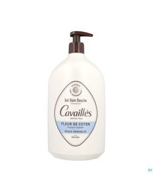 Roge cavailles gel bain douche surgr. fl. coton 1l