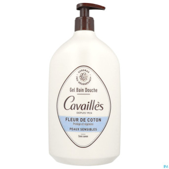 Roge cavailles gel bain douche surgr. fl. coton 1l
