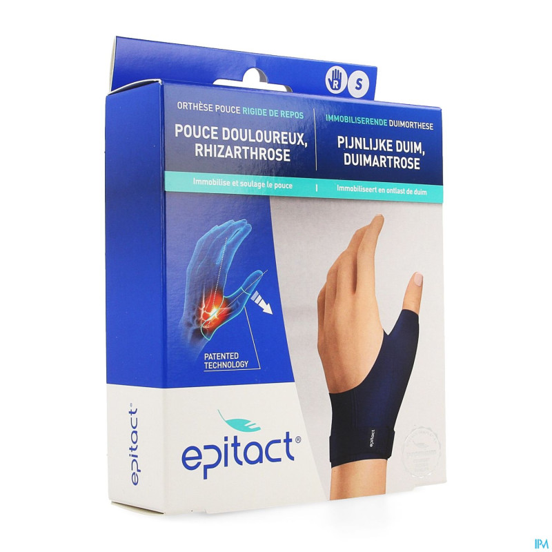 Epitact orthese pouce rigide droite s