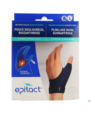 Epitact orthese pouce rigide gauche l