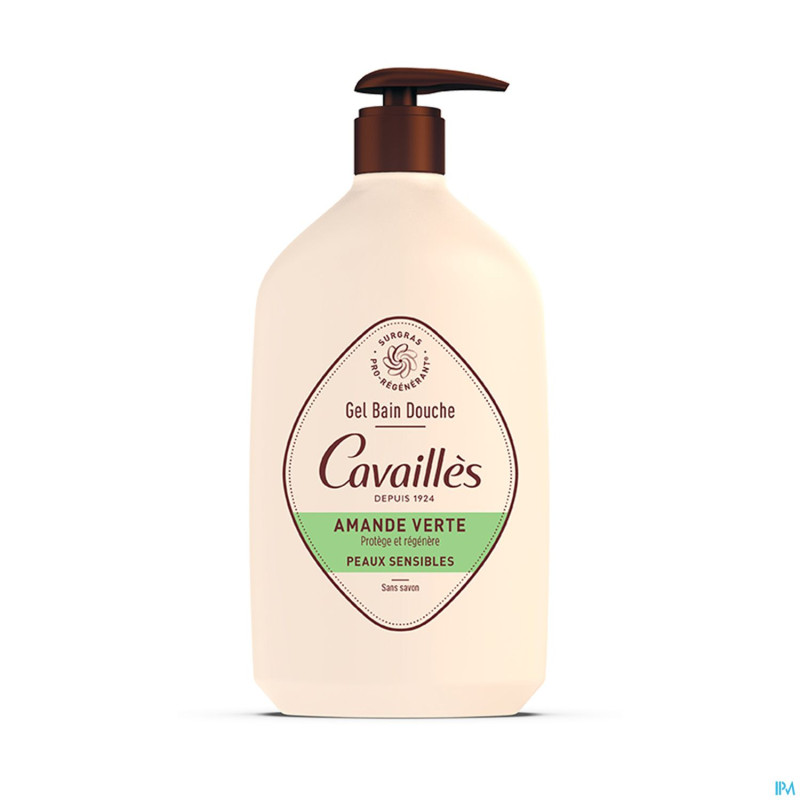Roge cavailles gel bain douche surgr. amande v. 1l