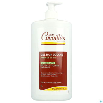 Roge cavailles gel bain douche surgr. amande v. 1l