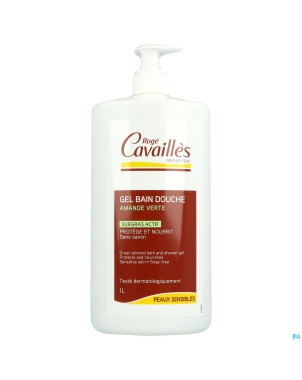 Roge cavailles gel bain douche surgr. amande v. 1l