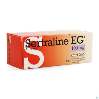 Sertraline eg 100mg pi pharma comp pell 100 pip