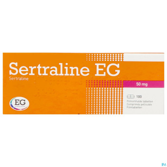 Sertraline eg  50mg pi pharma comp pell 100 pip