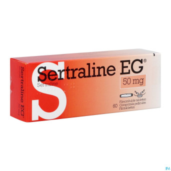 Sertraline eg  50mg pi pharma comp pell  60 pip