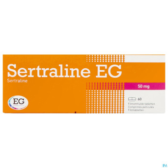 Sertraline eg  50mg pi pharma comp pell  60 pip