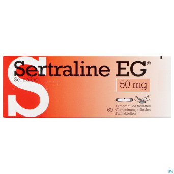 Sertraline eg  50mg pi pharma comp pell  60 pip