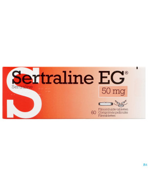 Sertraline eg  50mg pi pharma comp pell  60 pip